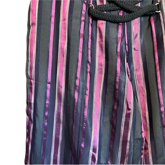 House of Harlow 1960 Pink and Black Wide Leg Pants - Picture 10 of 14